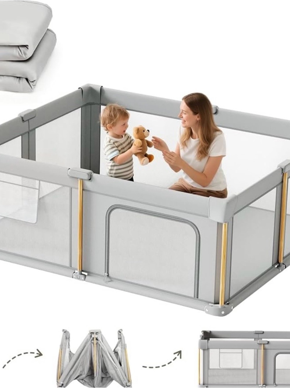 Baby Playpen Large Foldable